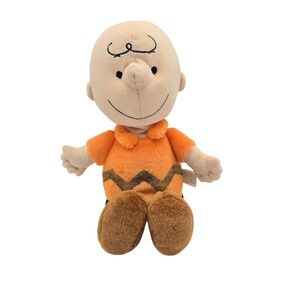 Peanuts Charlie Brown Plush 12 Inch United Feature Syndicate Vtg